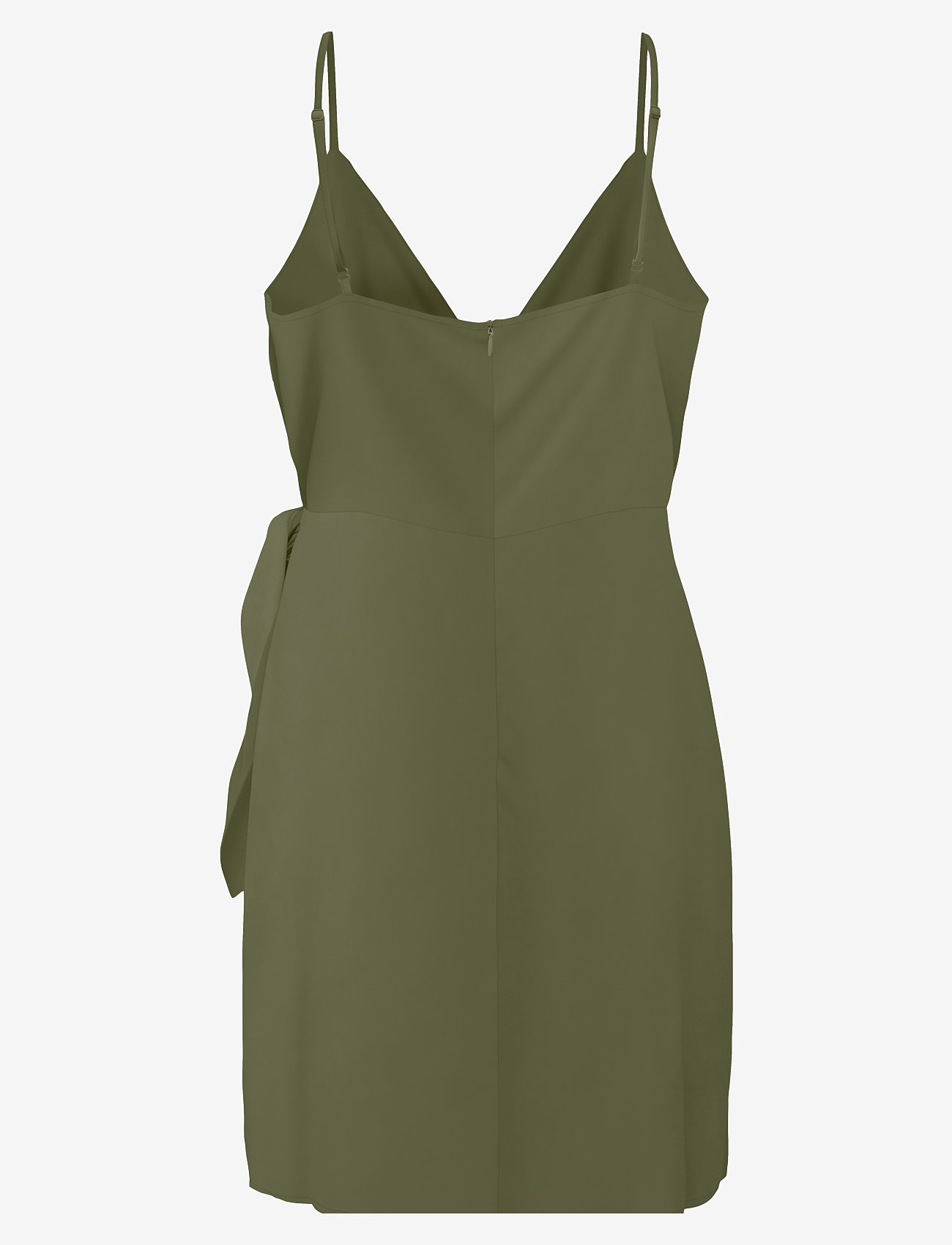 ONLY - ONLALMA LIFE VIS ISA WRAP DRESS SOLID - slå-om-kjoler - kalamata - 1