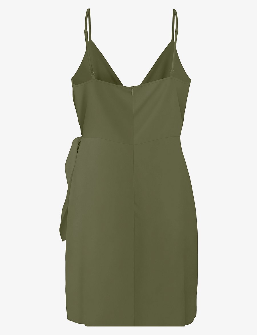 ONLY - ONLALMA LIFE VIS ISA WRAP DRESS SOLID - wickelkleider - kalamata - 1