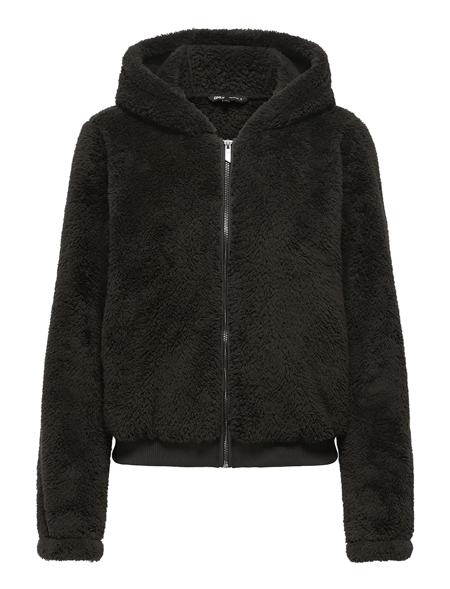 ONLY - ONLNEWANNA CONTACT SHERPA JKT OTW NOOS - fleece & mellanlager - chocolate torte - 1