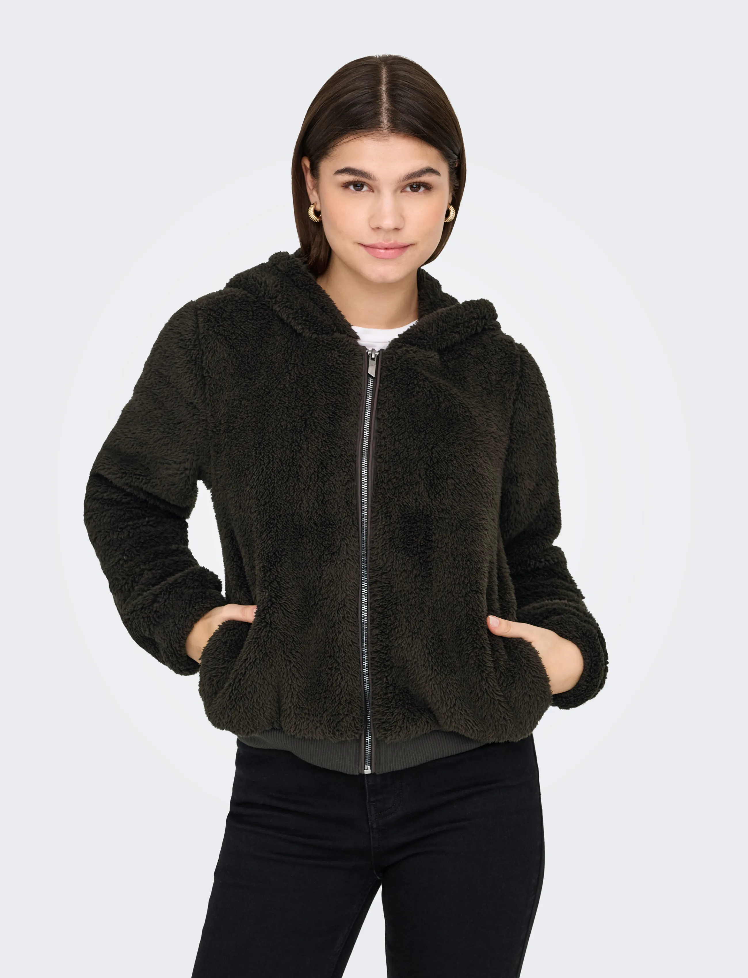 ONLY Onlnewanna Contact Sherpa Jkt Otw Noos vinterjackor dam – bild 7