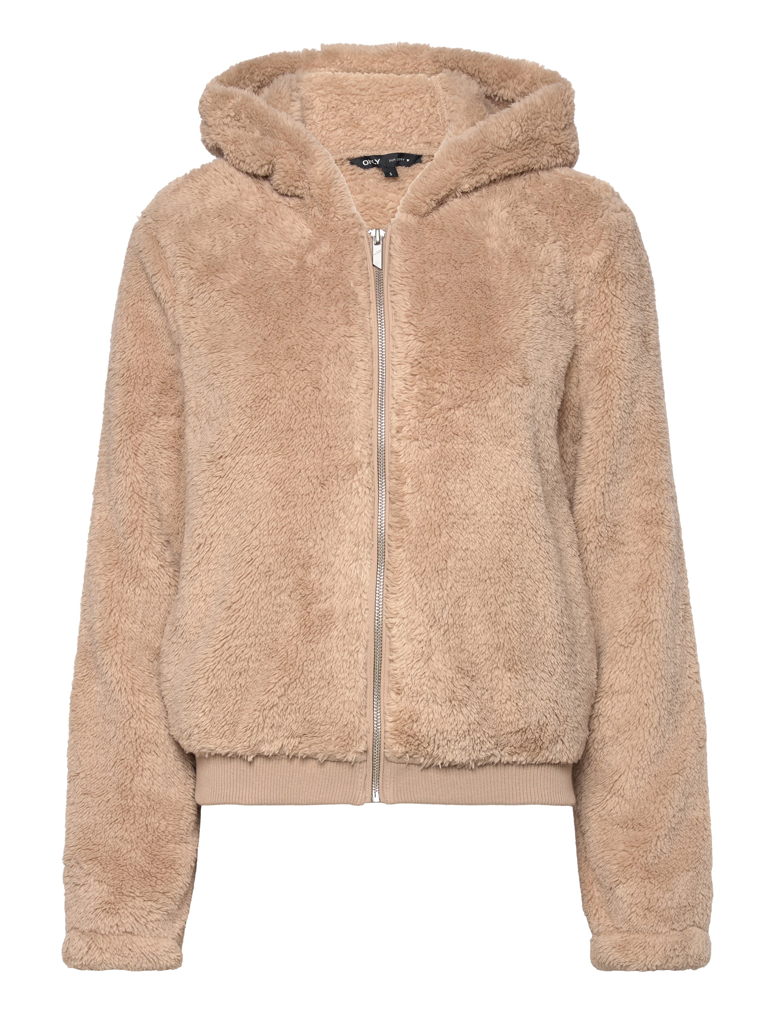 ONLY ONLNEWANNA CONTACT SHERPA JKT OTW NOOS - Tøj - HUMUS / beige
