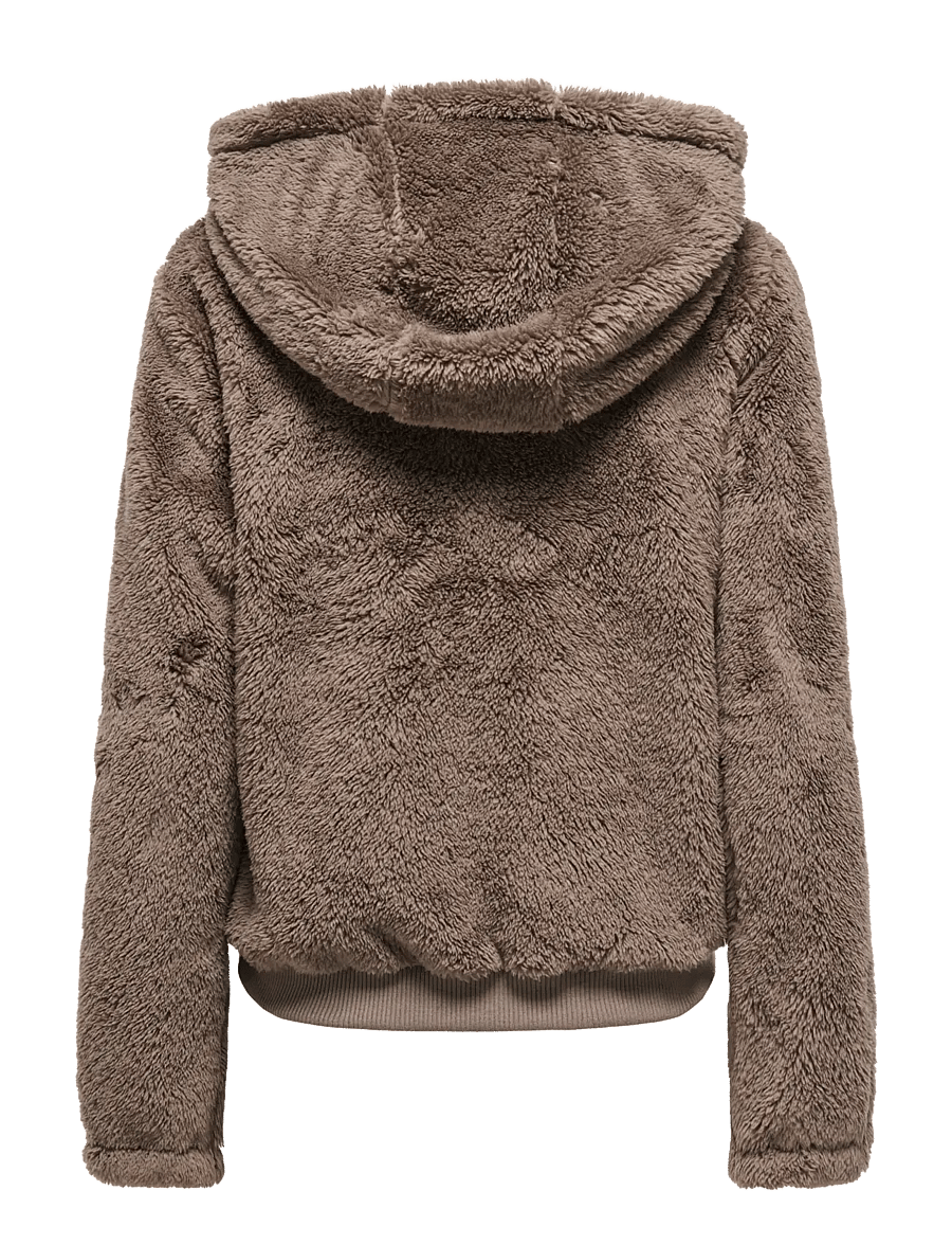 ONLY - ONLNEWANNA CONTACT SHERPA JKT OTW NOOS - fleece & midlayer - walnut - 2