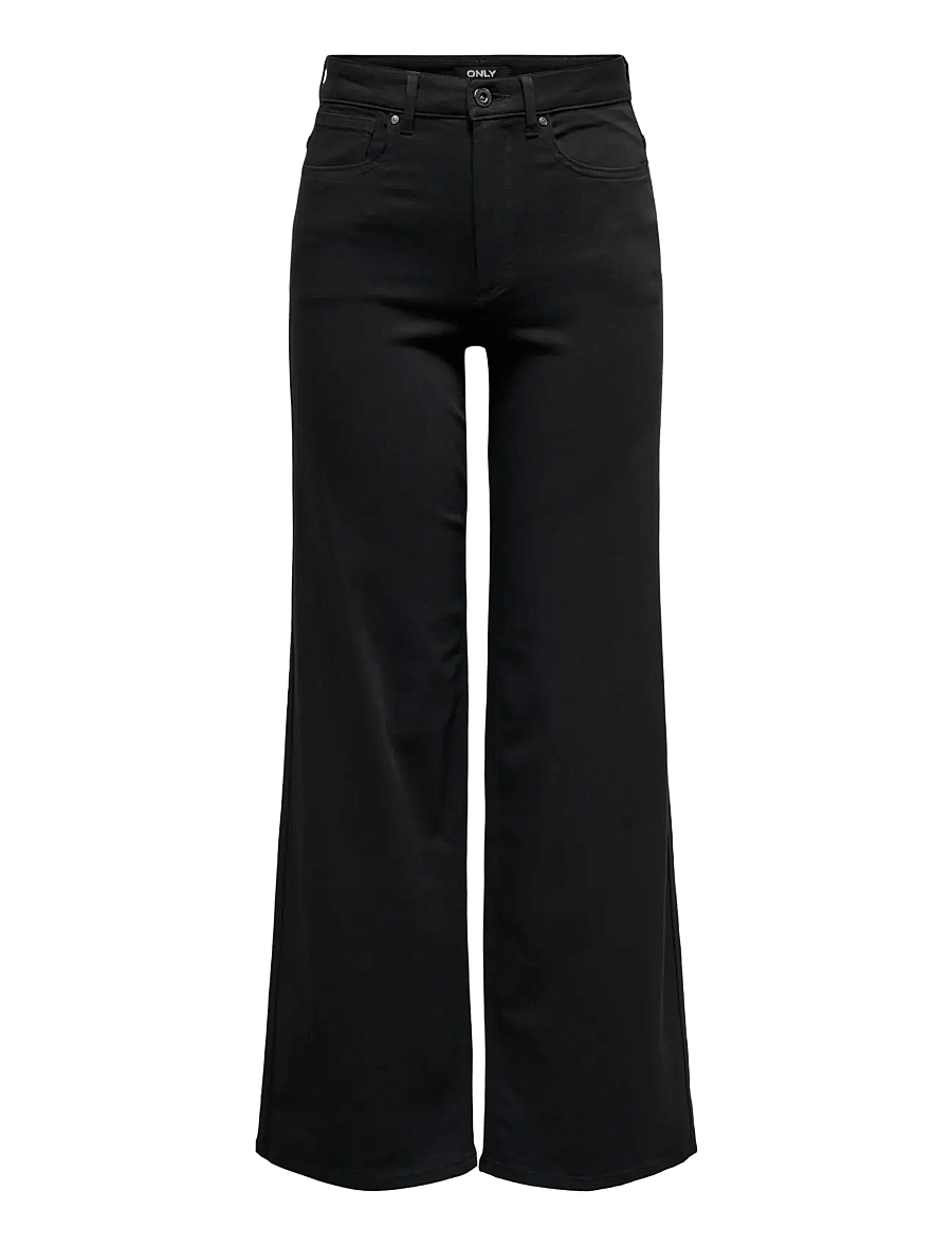 ONLY - ONLMADISON BLUSH HW W 4EVERBLK SO796NOOS - laia säärega teksad - black denim - 1