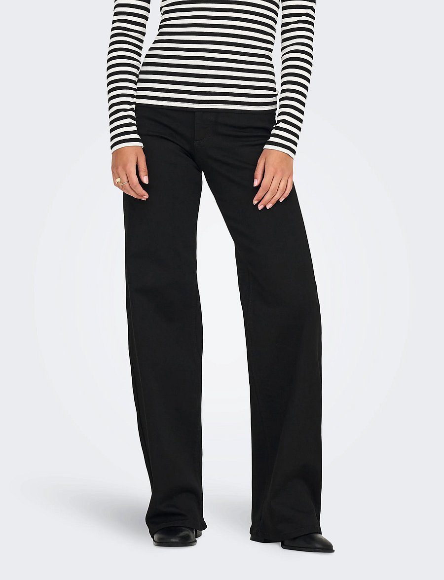 ONLY - ONLMADISON BLUSH HW W 4EVERBLK SO796NOOS - laia säärega teksad - black denim - 0