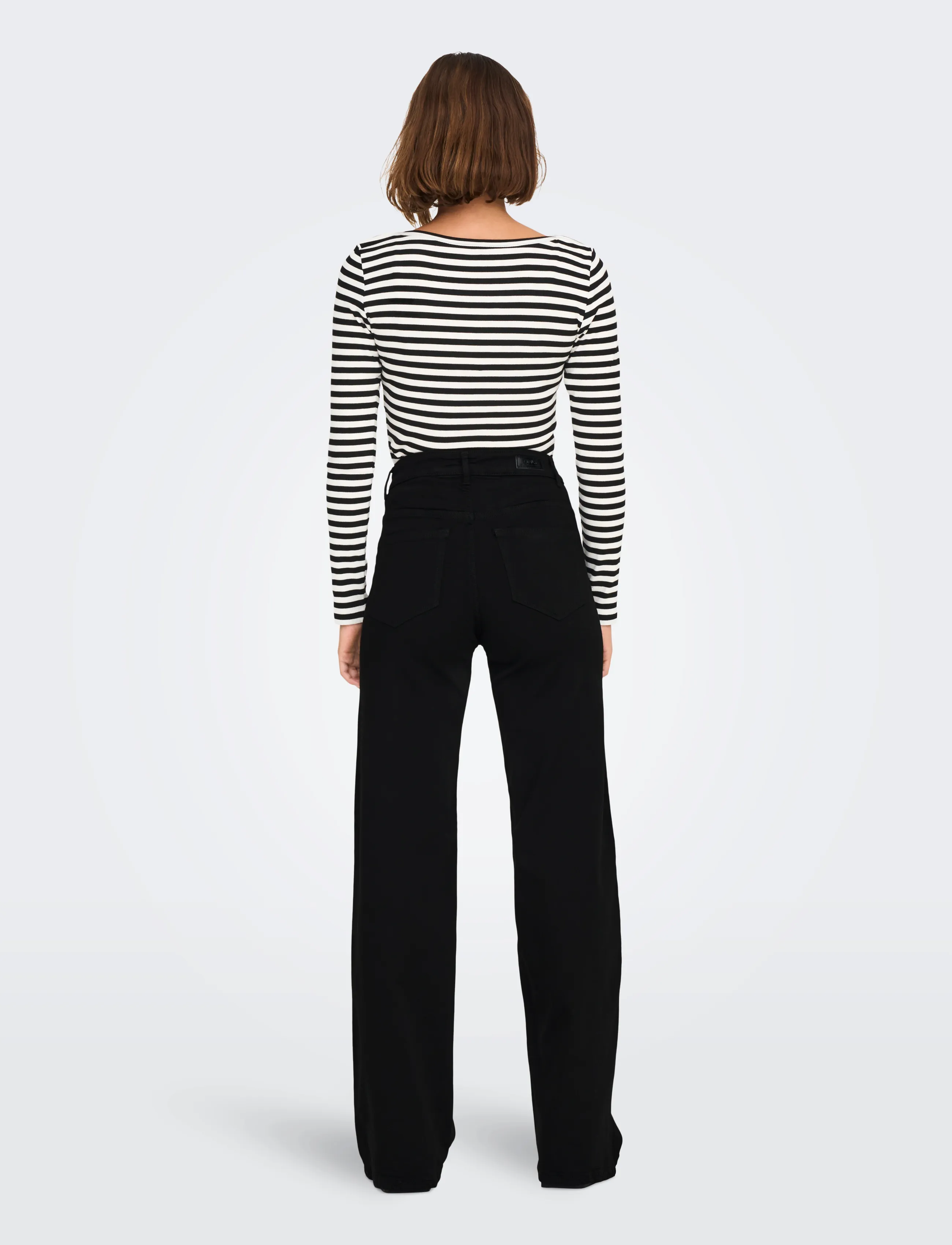 ONLY - ONLMADISON BLUSH HW W 4EVERBLK SO796NOOS - laia säärega teksad - black denim - 3