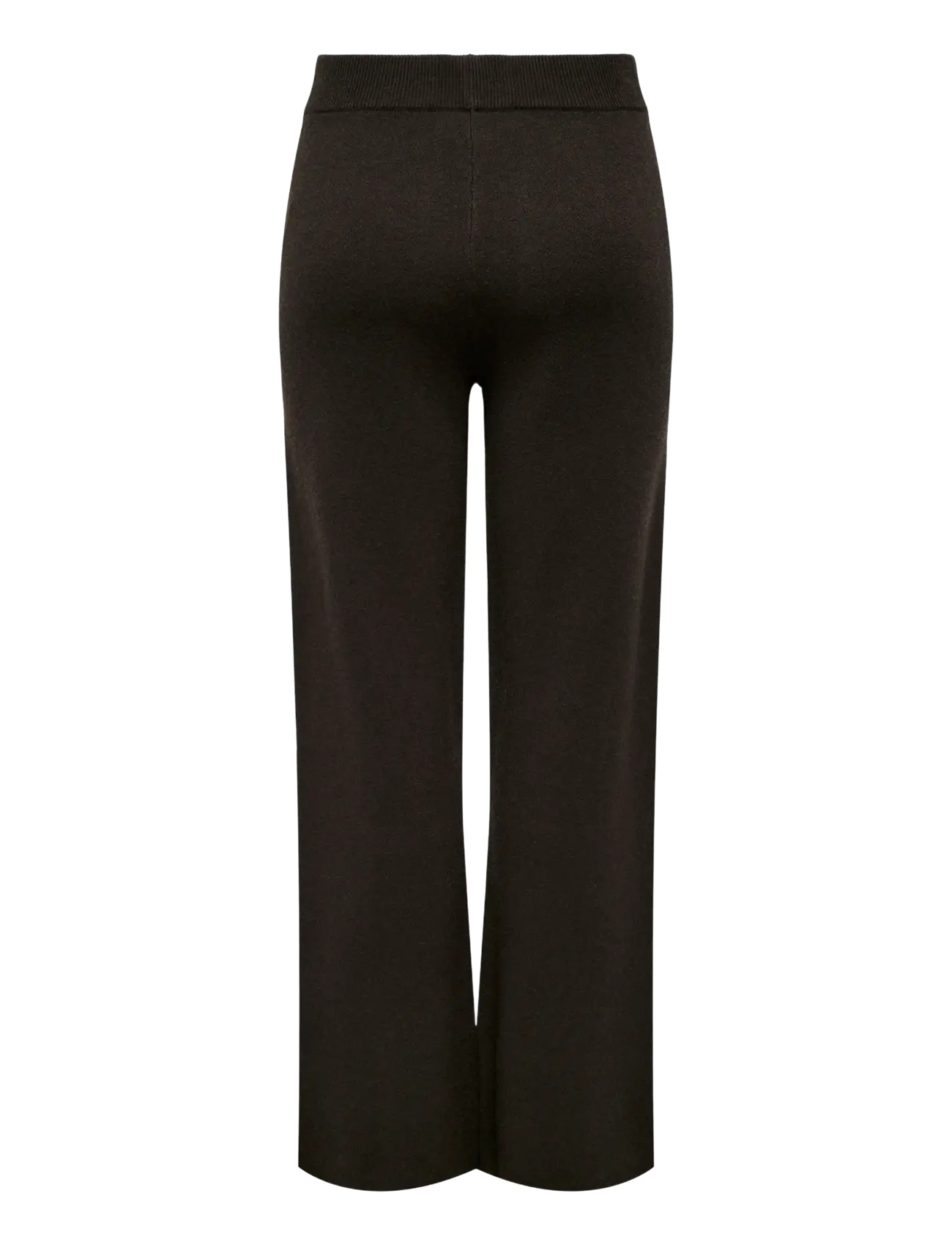 ONLY - ONLENYA JQ PANTS RP KNT - flare bukser - chocolate torte - 1