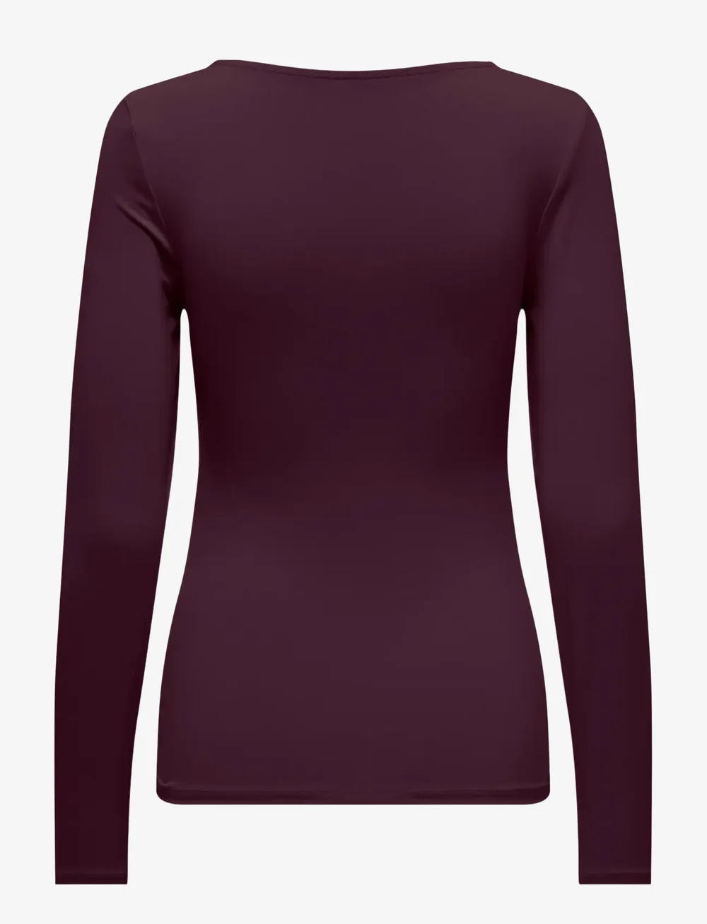 ONLY - ONLEA L/S 2-WAY DEEP NECK TOP JRS NOOS - langärmlige tops - winetasting - 2