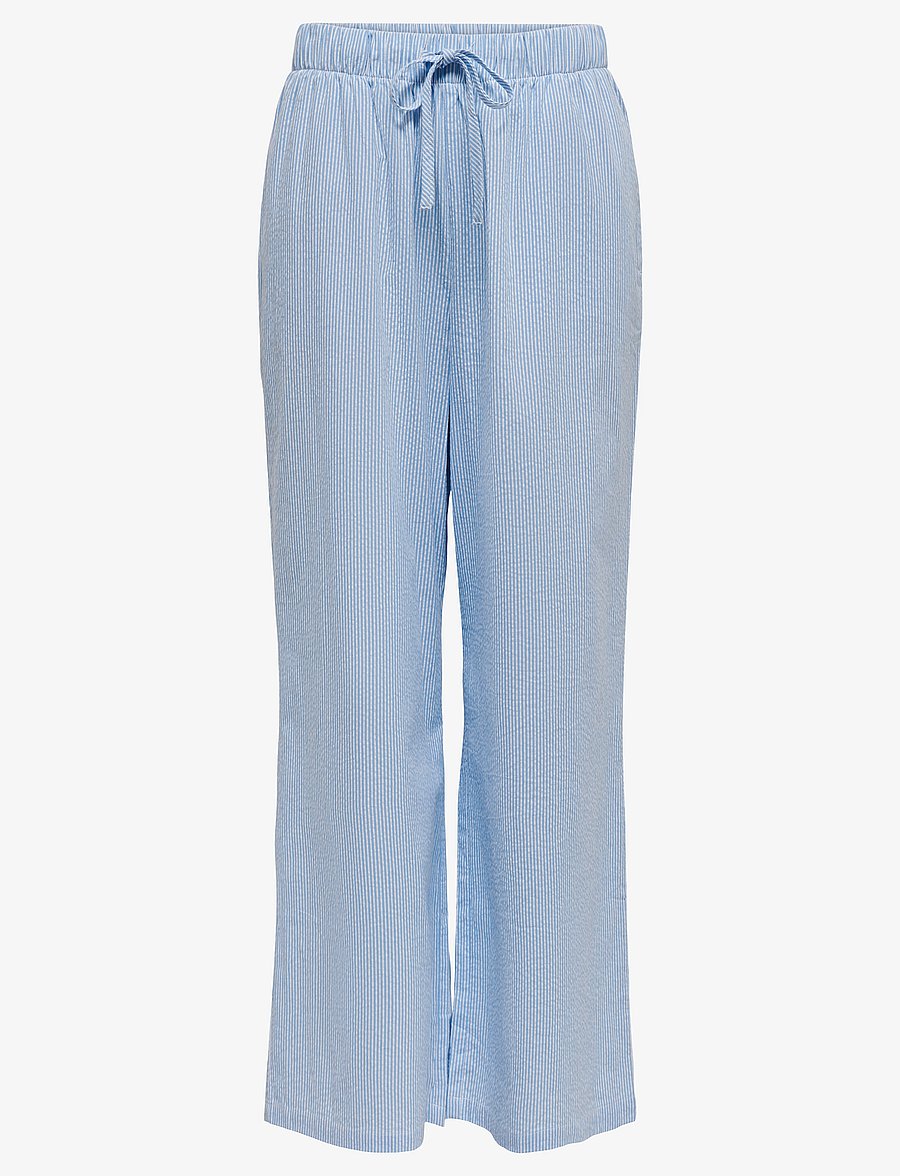 ONLY - ONLAUGUSTA PANT WVN NOOS - suorat housut - cloud dancer - 1