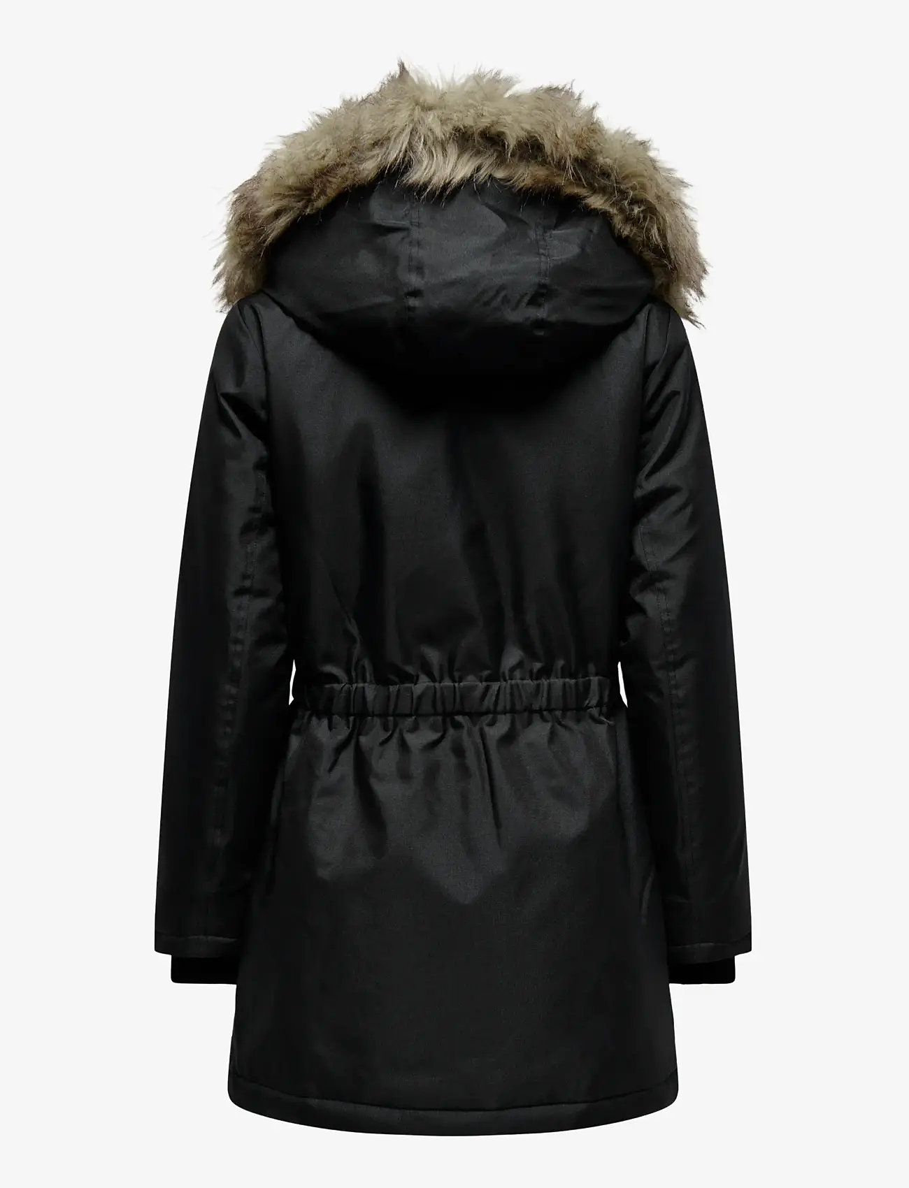 ONLY - ONLIRIS FUR WINTER PARKA LIFE CC OTW - parkas - black - 2