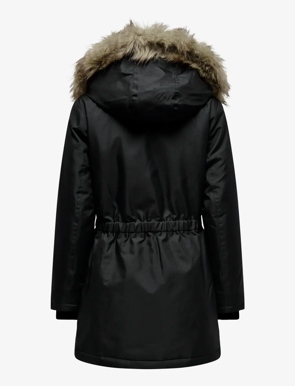 ONLY - ONLIRIS FUR WINTER PARKA LIFE CC OTW - parkas - black - 2