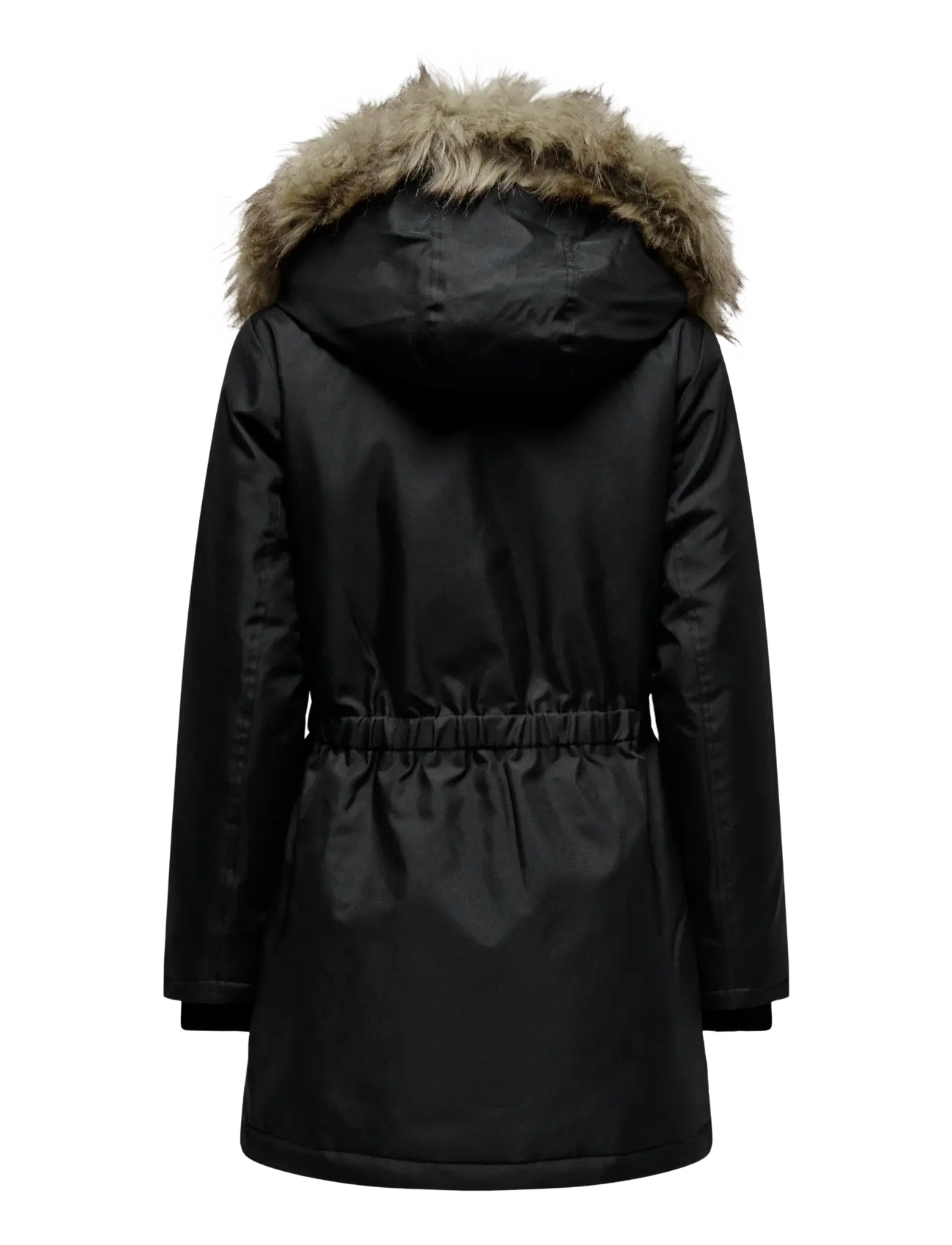 ONLY - ONLIRIS FUR WINTER PARKA LIFE CC OTW - parkas - black - 2