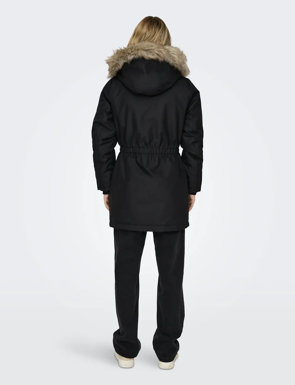 ONLY - ONLIRIS FUR WINTER PARKA LIFE CC OTW - parkas - black - 3