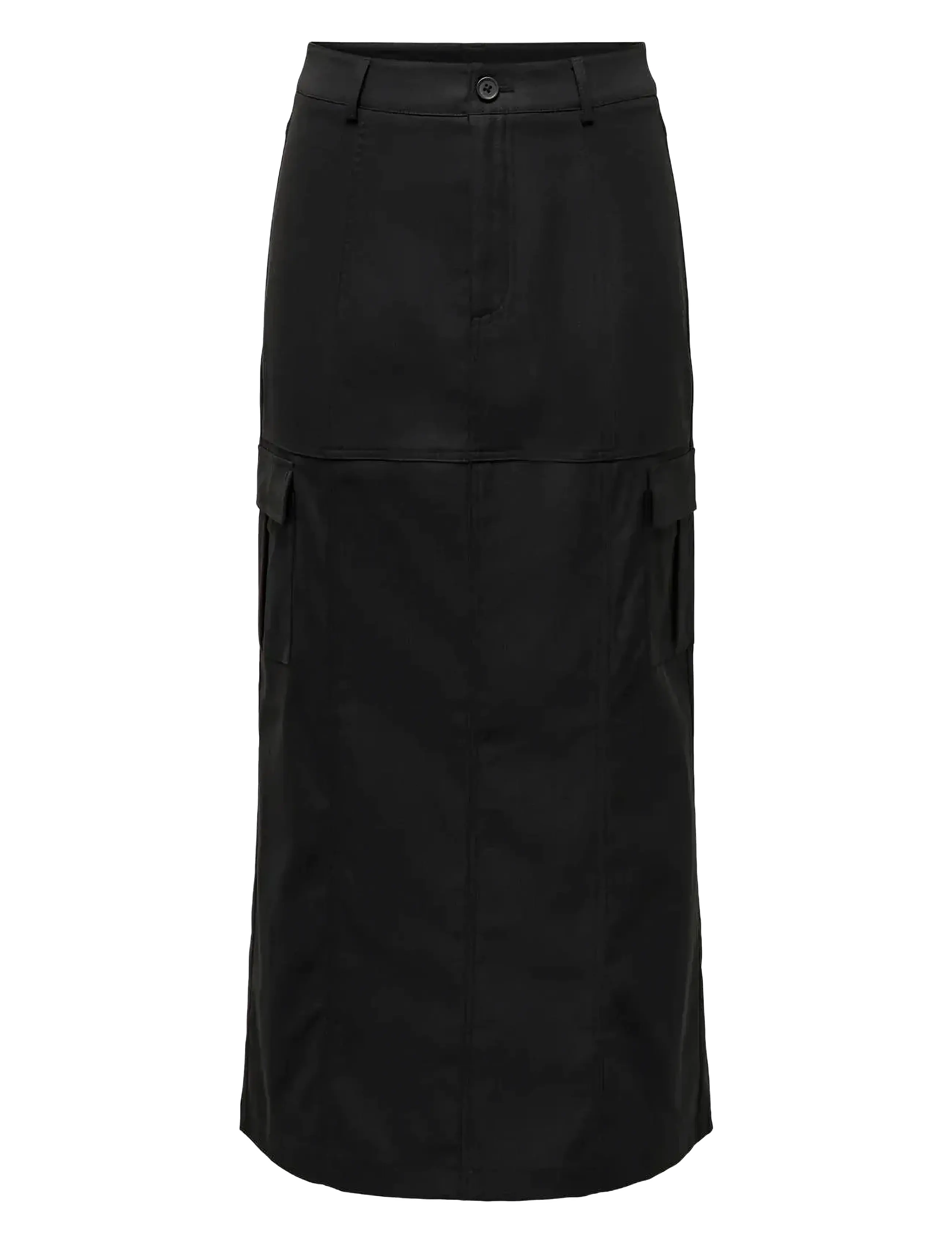 ONLY ONLDOROTHY HW LONG CARGO SKIRT PNT - Seelikud - BLACK / black