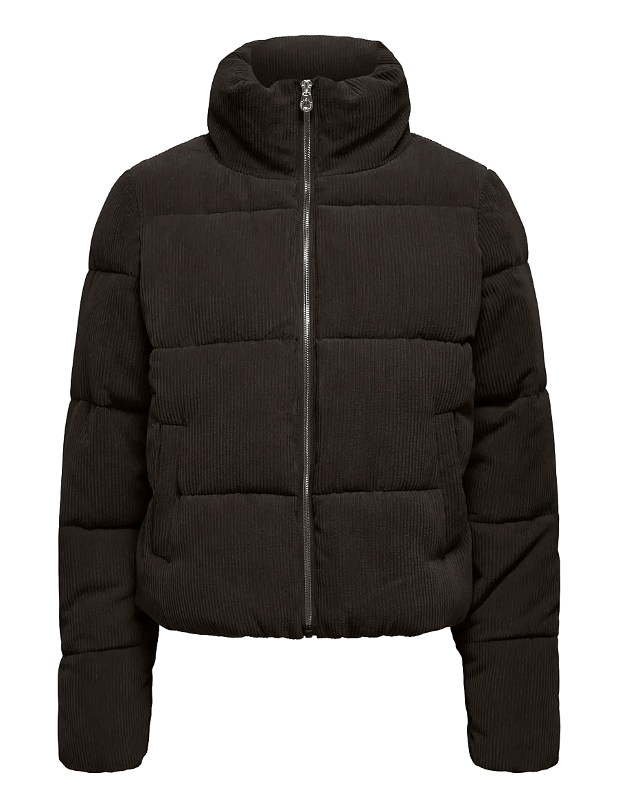 ONLY - ONLNEWDOLLY CORDUROY PUFFER OTW NOOS - vinterjackor - chocolate torte - 1