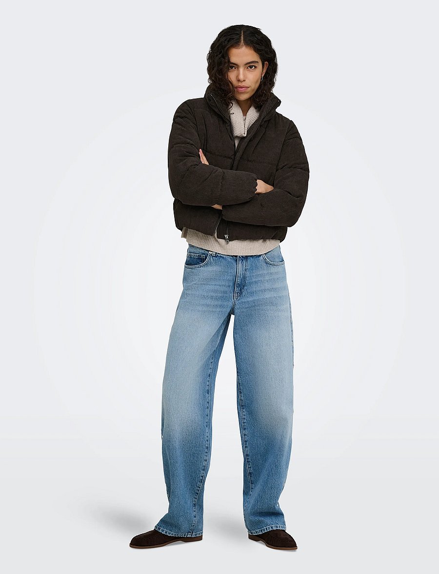 ONLY - ONLNEWDOLLY CORDUROY PUFFER OTW NOOS - chocolate torte - 4