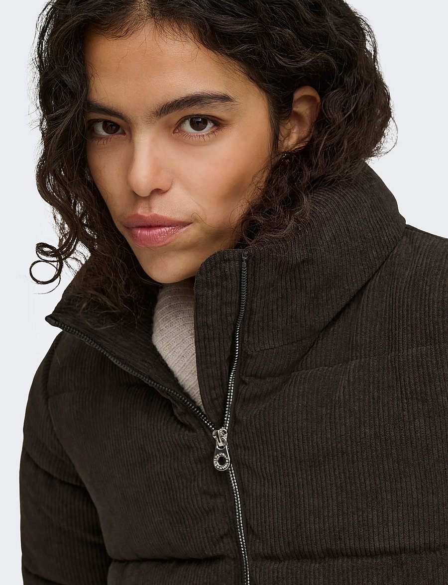 ONLY - ONLNEWDOLLY CORDUROY PUFFER OTW NOOS - chocolate torte - 5