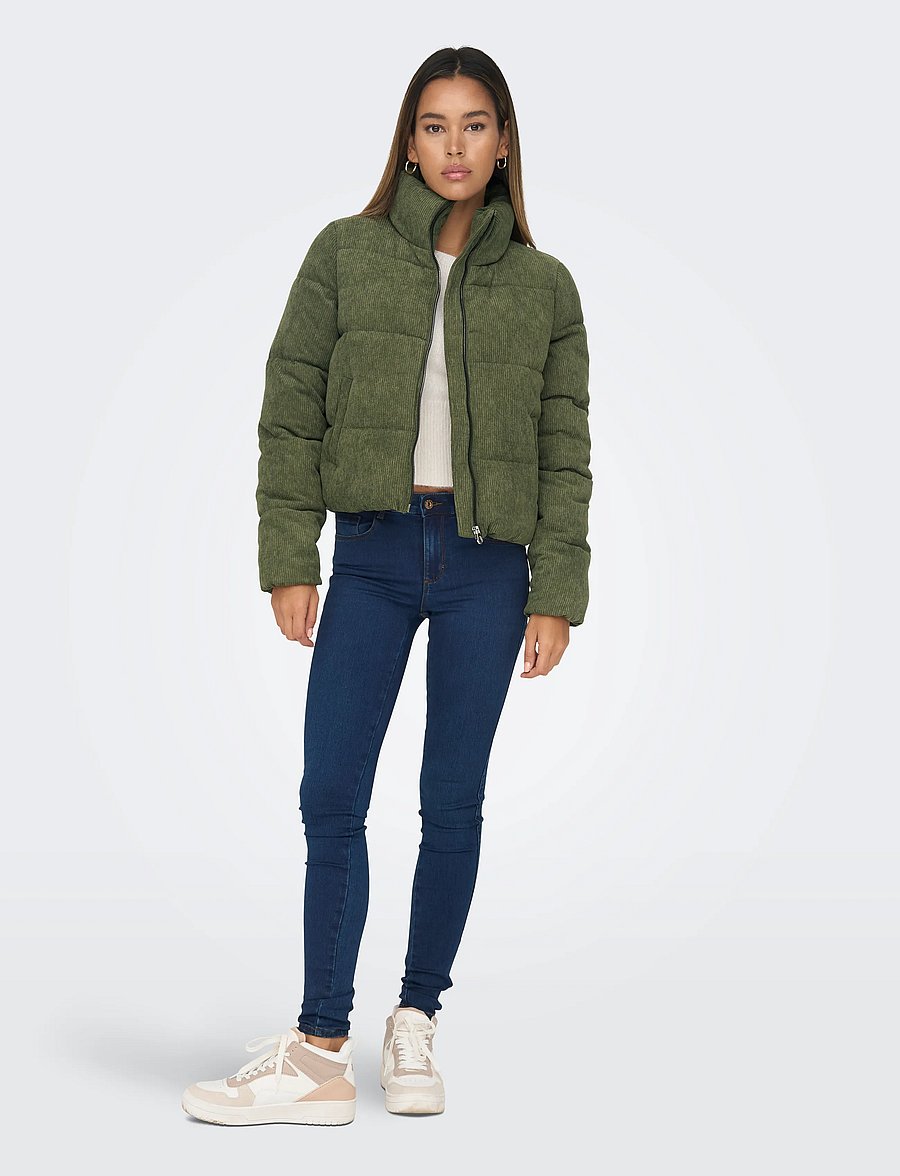 ONLY - ONLNEWDOLLY CORDUROY PUFFER OTW NOOS - winterjacken - kalamata - 4