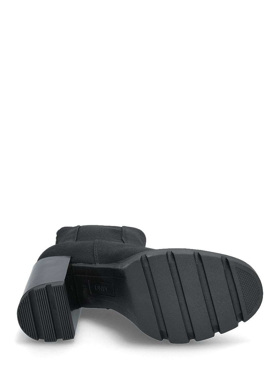 ONLY - ONLBRAVE-5 PU NUBUCK BOOT - støvletter - black - 4