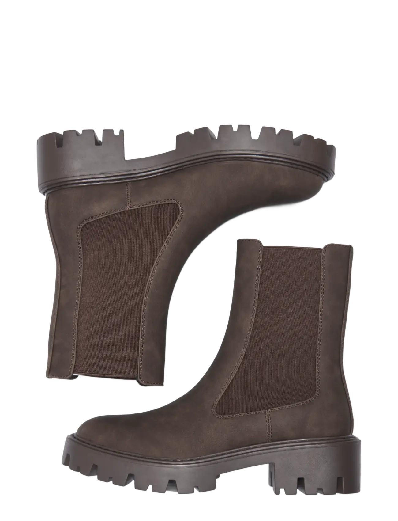 ONLY - ONLBETTY-6 MONOCHROME PU BOOT NOOS - chelsea boots - bracken - 2