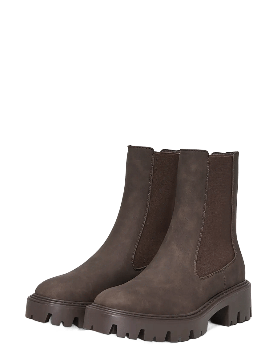 ONLY - ONLBETTY-6 MONOCHROME PU BOOT NOOS - chelsea boots - bracken - 3