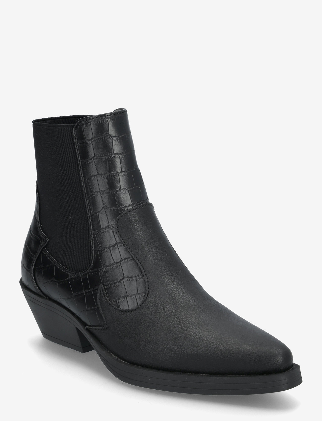 ONLY - ONLBRONCO-2 SHORT PU COWBOY BOOT NOOS - cowboy-boots - black - 0