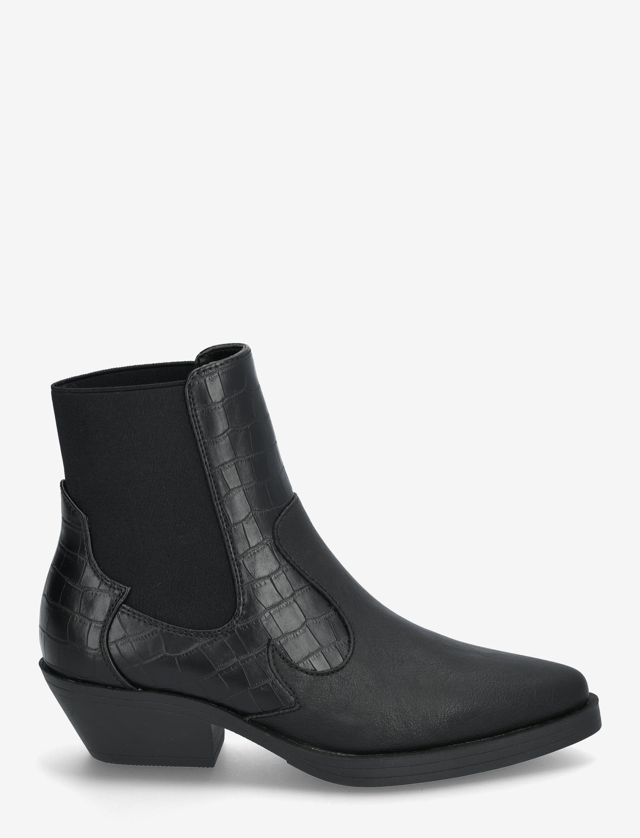 ONLY - ONLBRONCO-2 SHORT PU COWBOY BOOT NOOS - cowboy-boots - black - 1