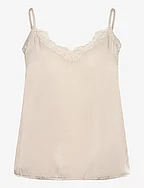 ONLFRI SL LACE SINGLET WVN - PUMICE STONE