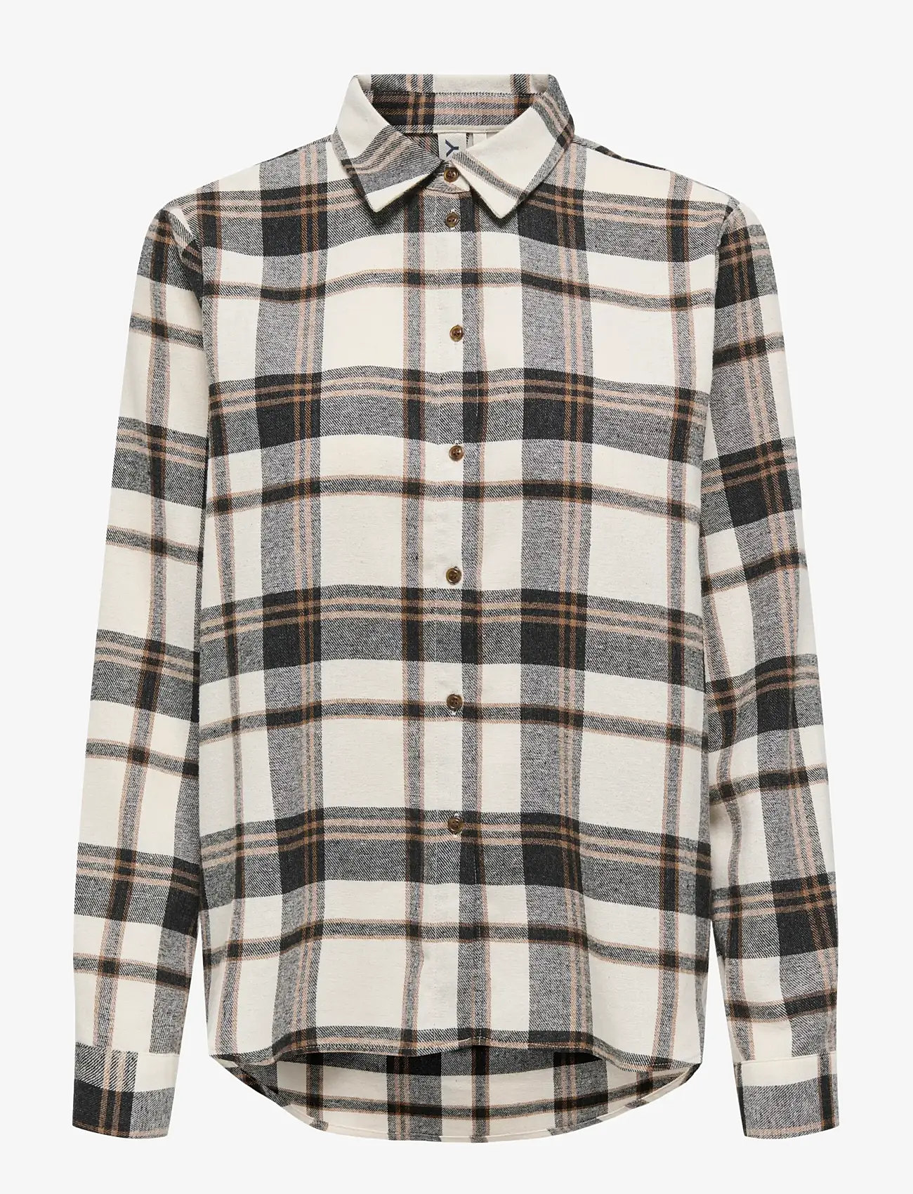 ONLY - ONLFIE LS REG CHECK SHIRT WVN CS - black - 0