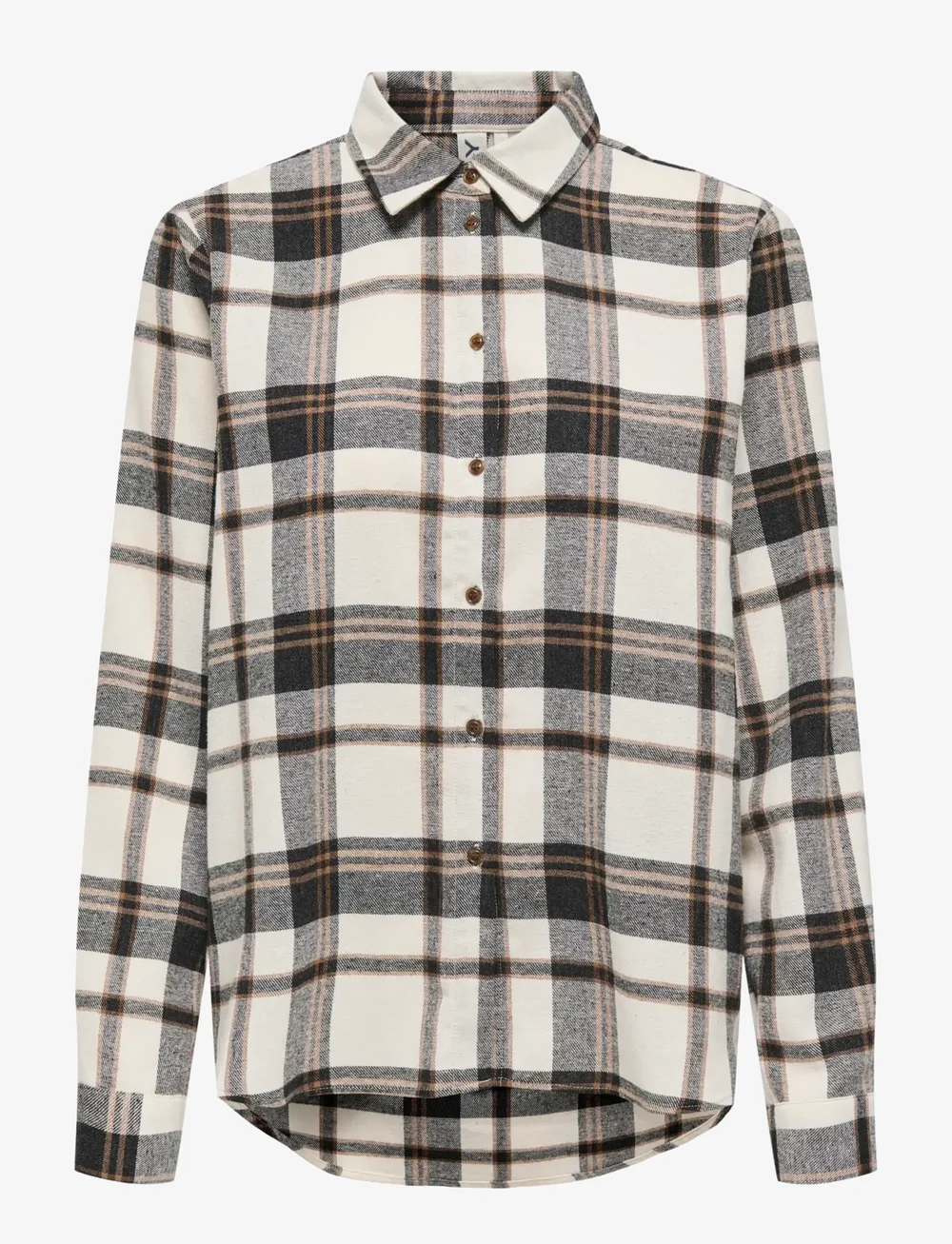 ONLY - ONLFIE LS REG CHECK SHIRT WVN CS - chemises à manches longues - black - 0