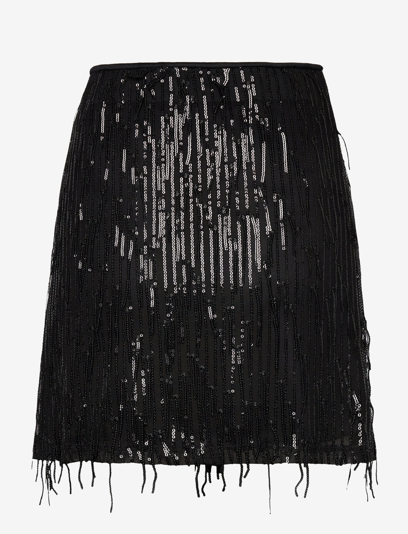 ONLY - ONLSPACY SHORT SEQUINS SKIRT WVN - litter-seelik - black - 2