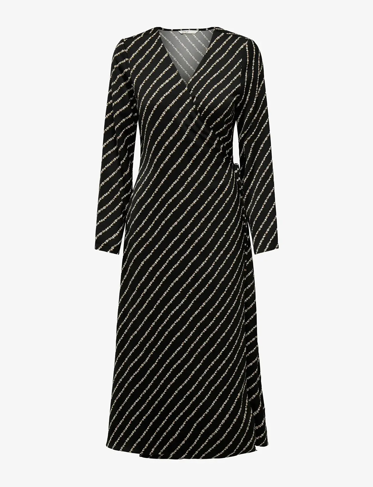 ONLY Onlthalia L/s Wrap Midi Dress Bf Ptm – midi dresses – shop at Booztlet