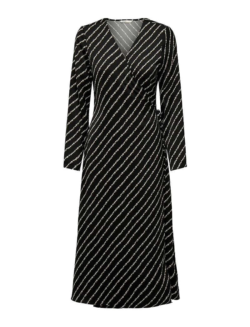 ONLY Onlthalia L/s Wrap Midi Dress Bf Ptm – midi dresses – shop at Booztlet