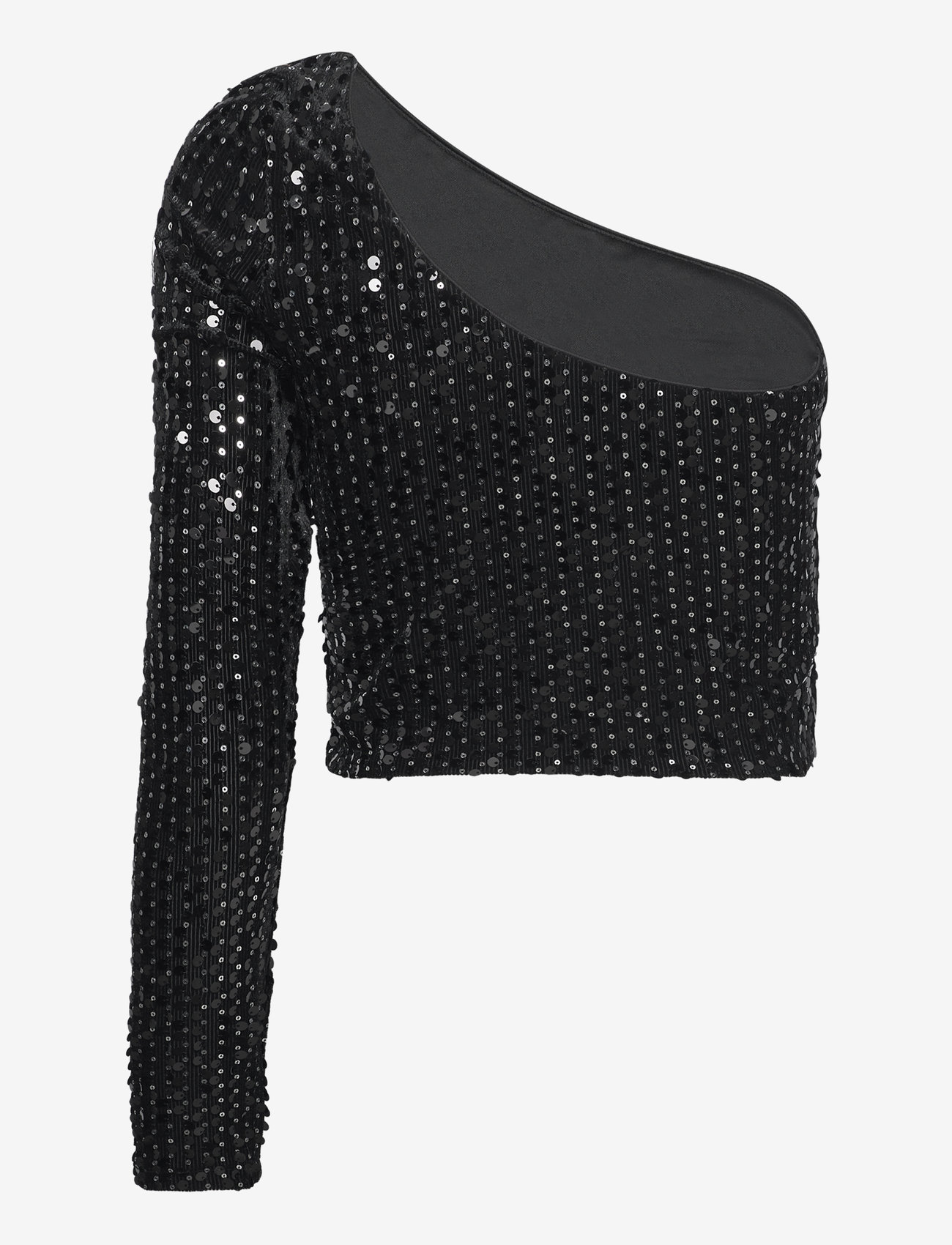 ONLY - ONLLUCY ONESHOULDER TOP WVN - festtoppe - black - 1