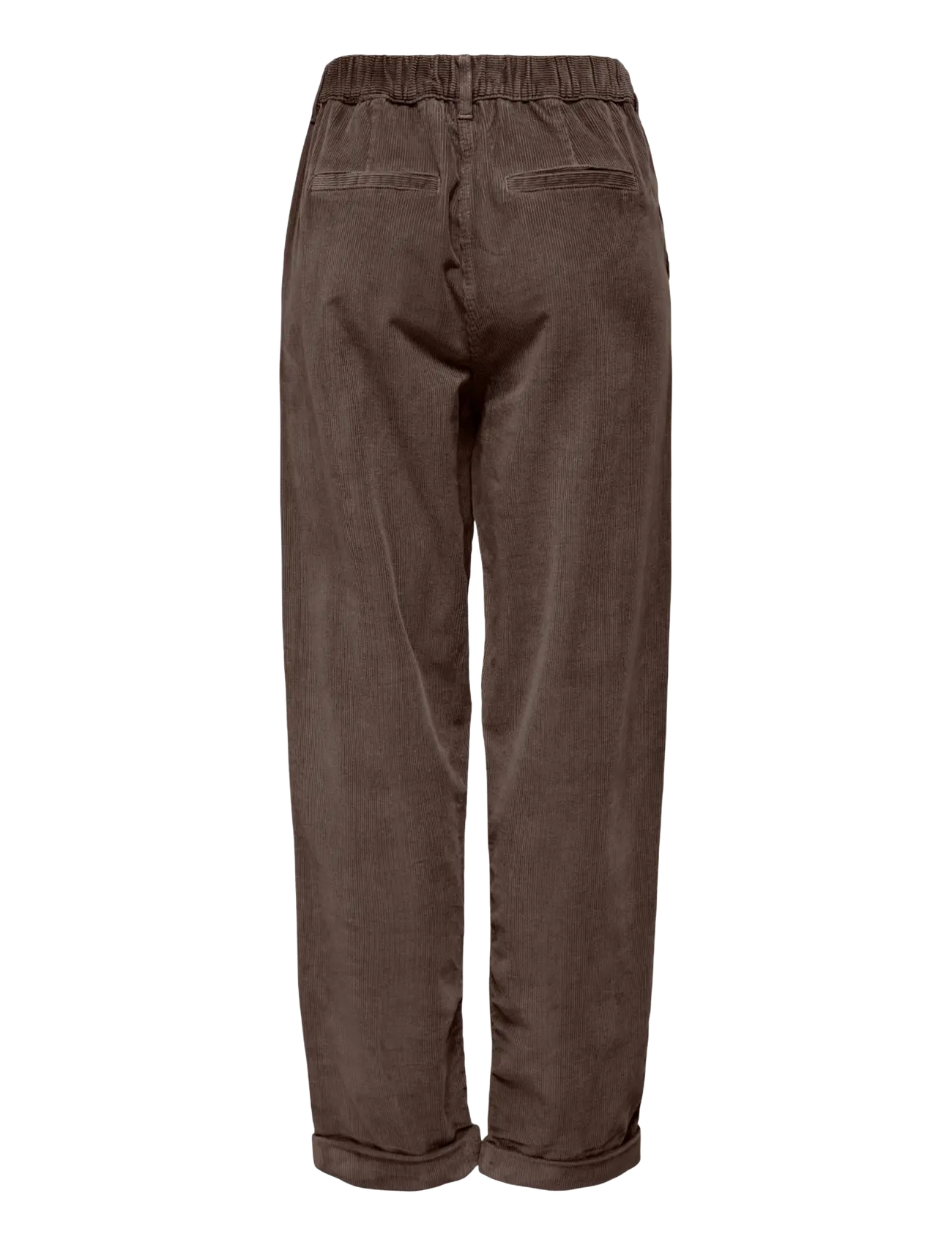 ONLY - ONLFLORA MW ELA CORD CAROT PANT PNT NOOS - tynnyrihousut - chocolate brown - 2