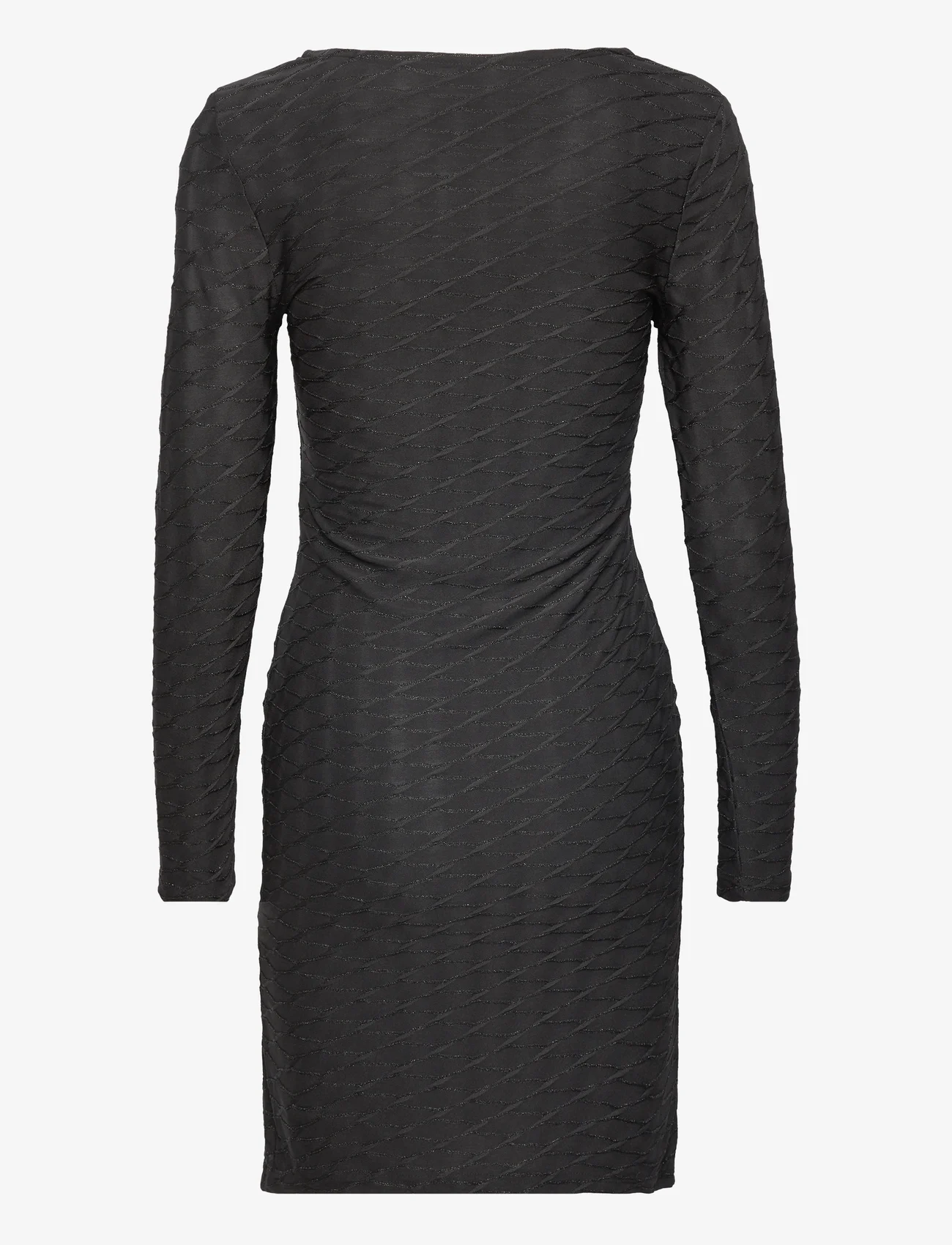 ONLY - ONLASTRA L/S V-NECK GLITTER DRESS JRS - zemākās cenas - black - 1