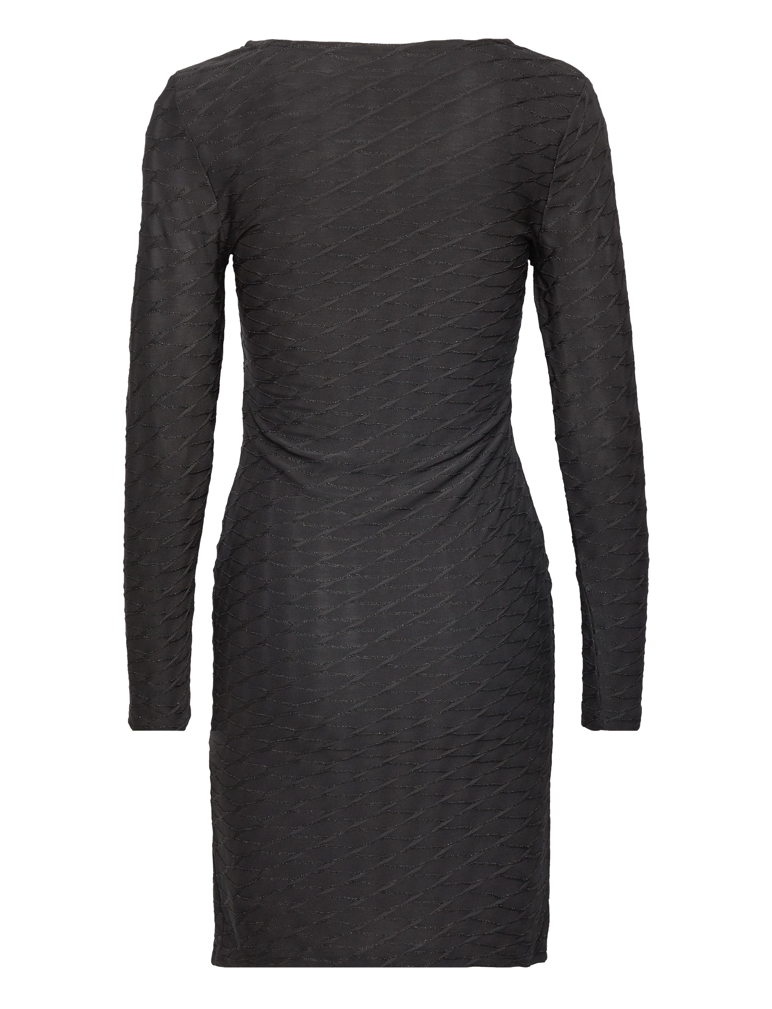 ONLY - ONLASTRA L/S V-NECK GLITTER DRESS JRS - laveste priser - black - 1