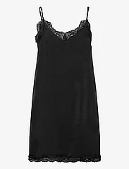 ONLY - ONLFRI SL LACE SINGLET DRESS WVN - Õlapaeltega kleidid - black - 0