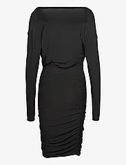 ONLY - ONLSANSA L/S WATERFALL DRESS JRS - die niedrigsten preise - black - 1
