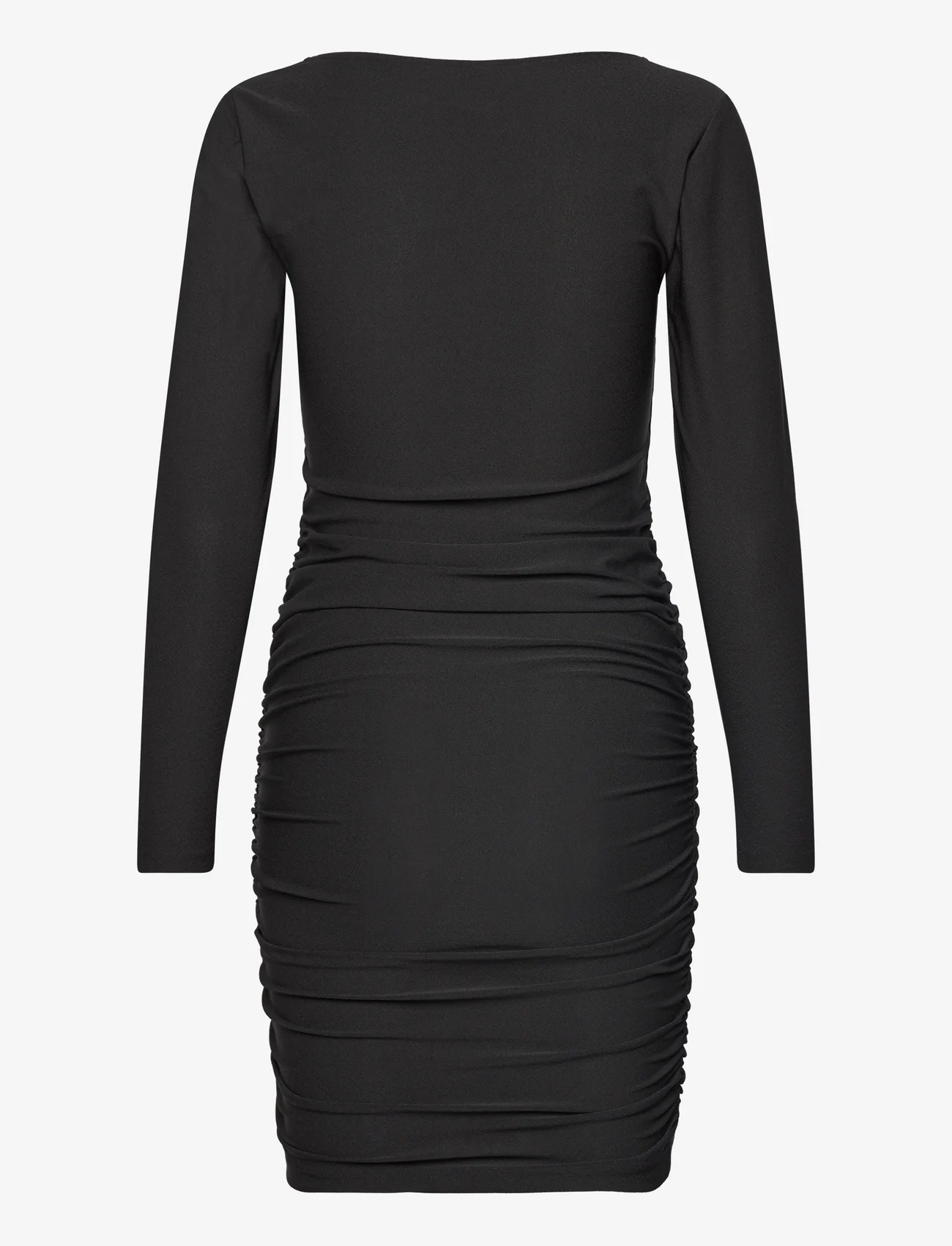 ONLY - ONLSANSA L/S ASSYMETRIC DRESS JRS - laagste prijzen - black - 1