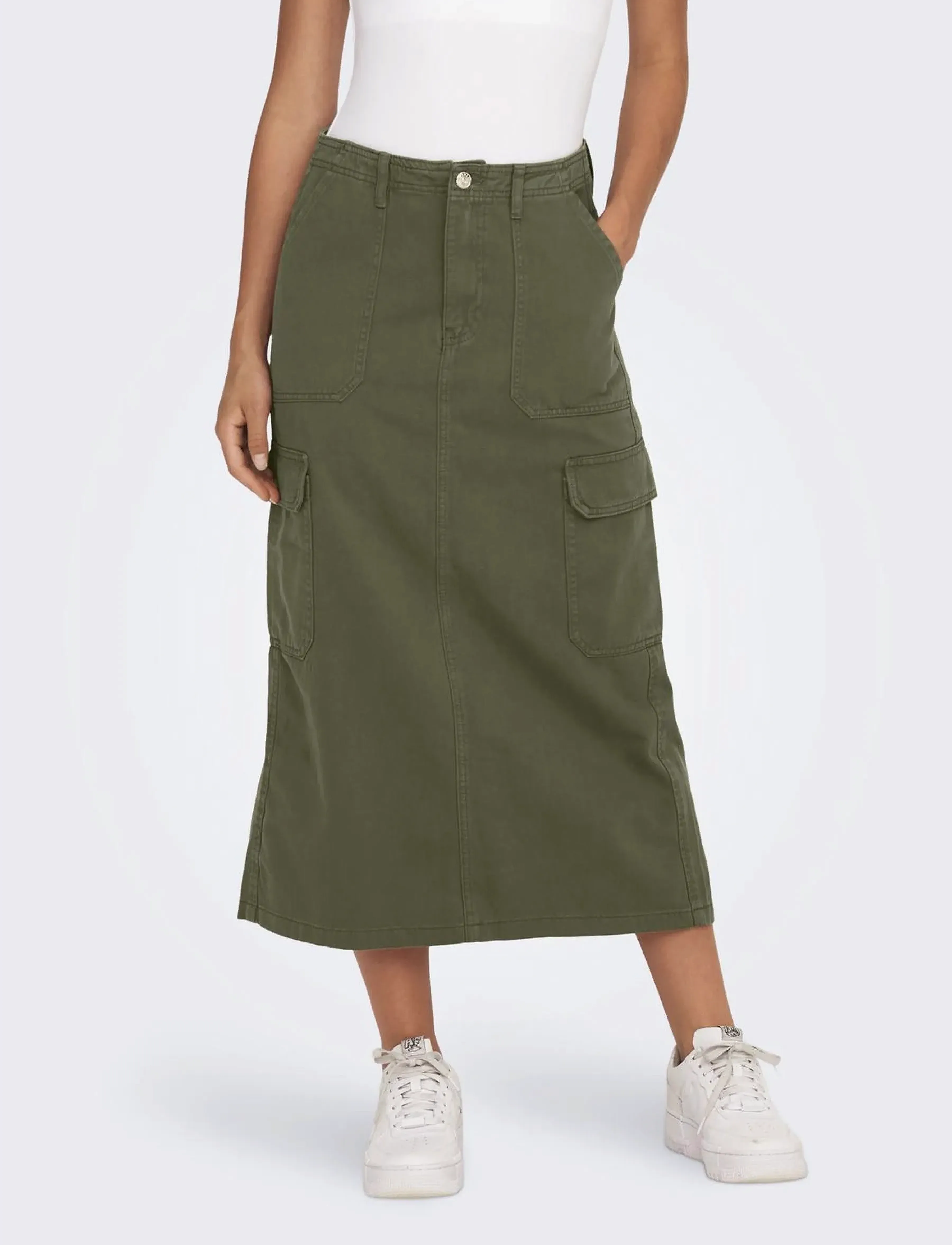 ONLY - ONLMALFY LONG CARGO SKIRT PNT - laveste priser - kalamata - 3
