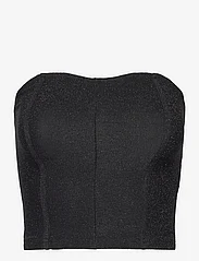 ONLY - ONLRICH GLITTER BANDEAU TOP JRS - mažiausios kainos - black - 0