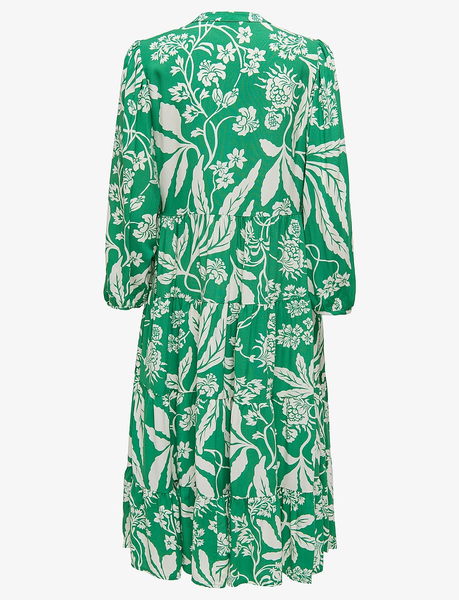 ONLY - ONLMILANA 7/8 DRESS WVN NOOS - sommerkjoler - jelly bean - 2
