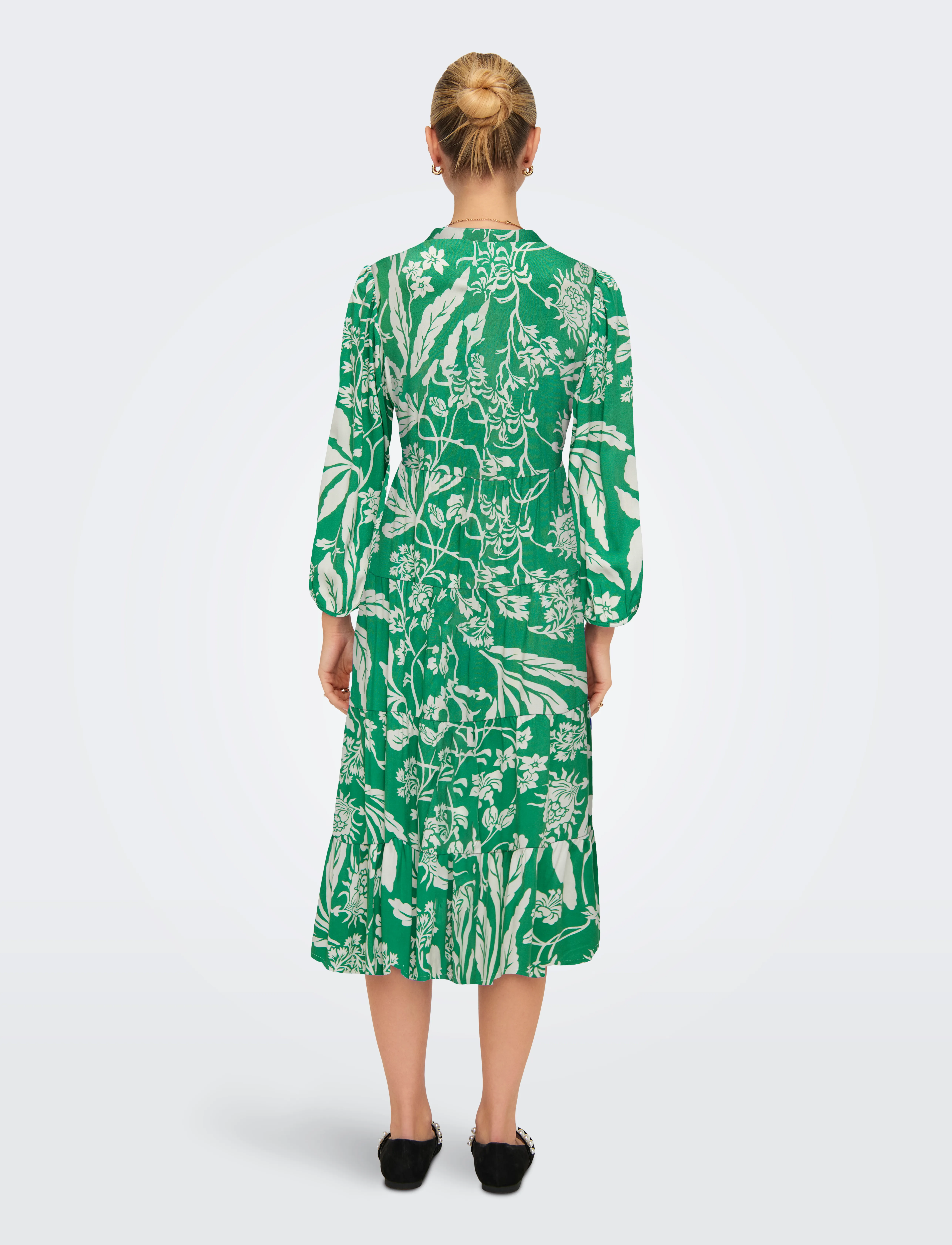 ONLY - ONLMILANA 7/8 DRESS WVN NOOS - sommerkjoler - jelly bean - 3