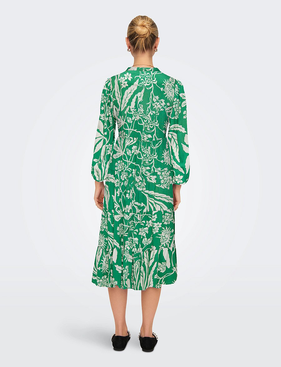 ONLY - ONLMILANA 7/8 DRESS WVN NOOS - sommerkjoler - jelly bean - 3