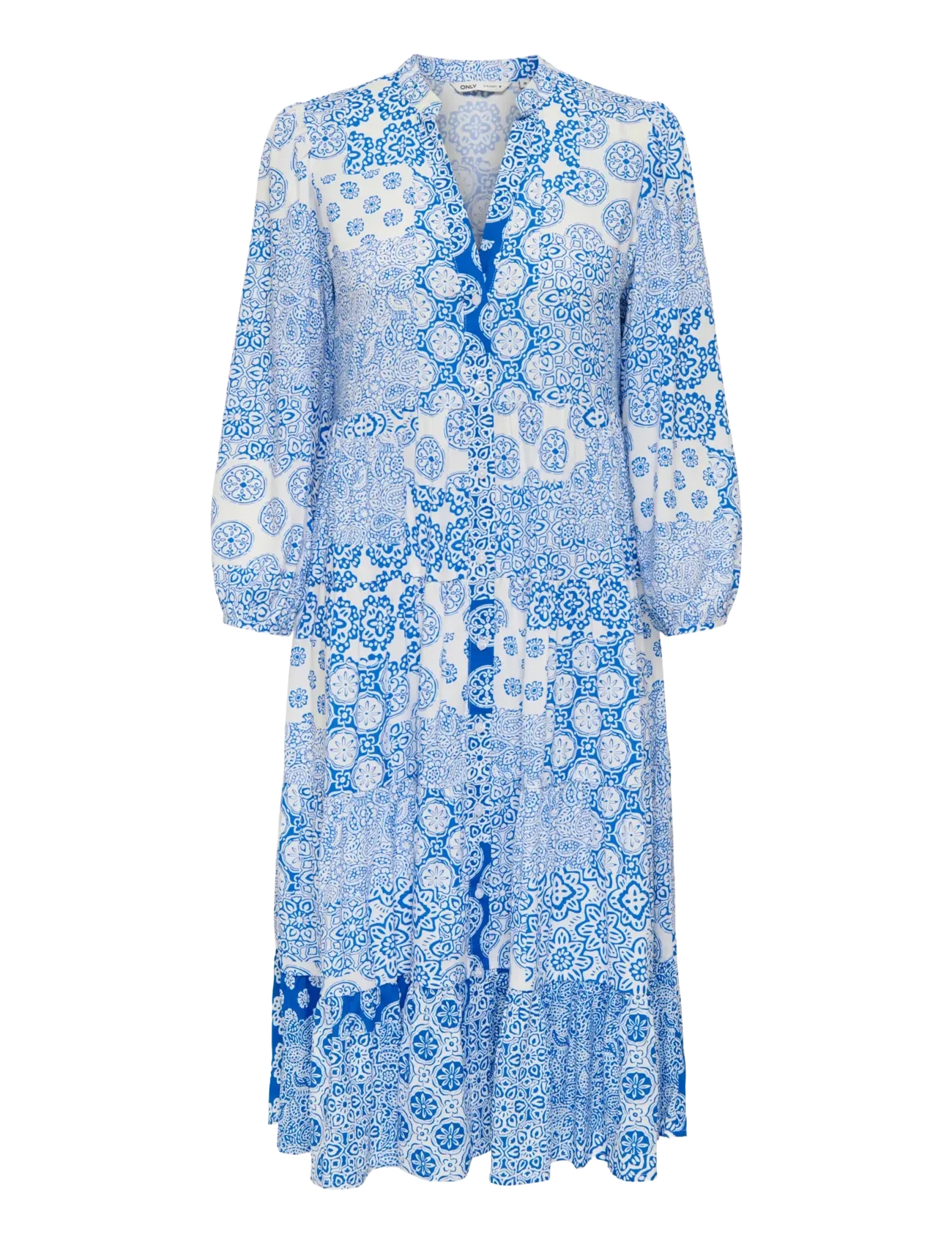 ONLY ONLMILANA 7/8 DRESS WVN NOOS - Tøj - PRINCESS BLUE / blue
