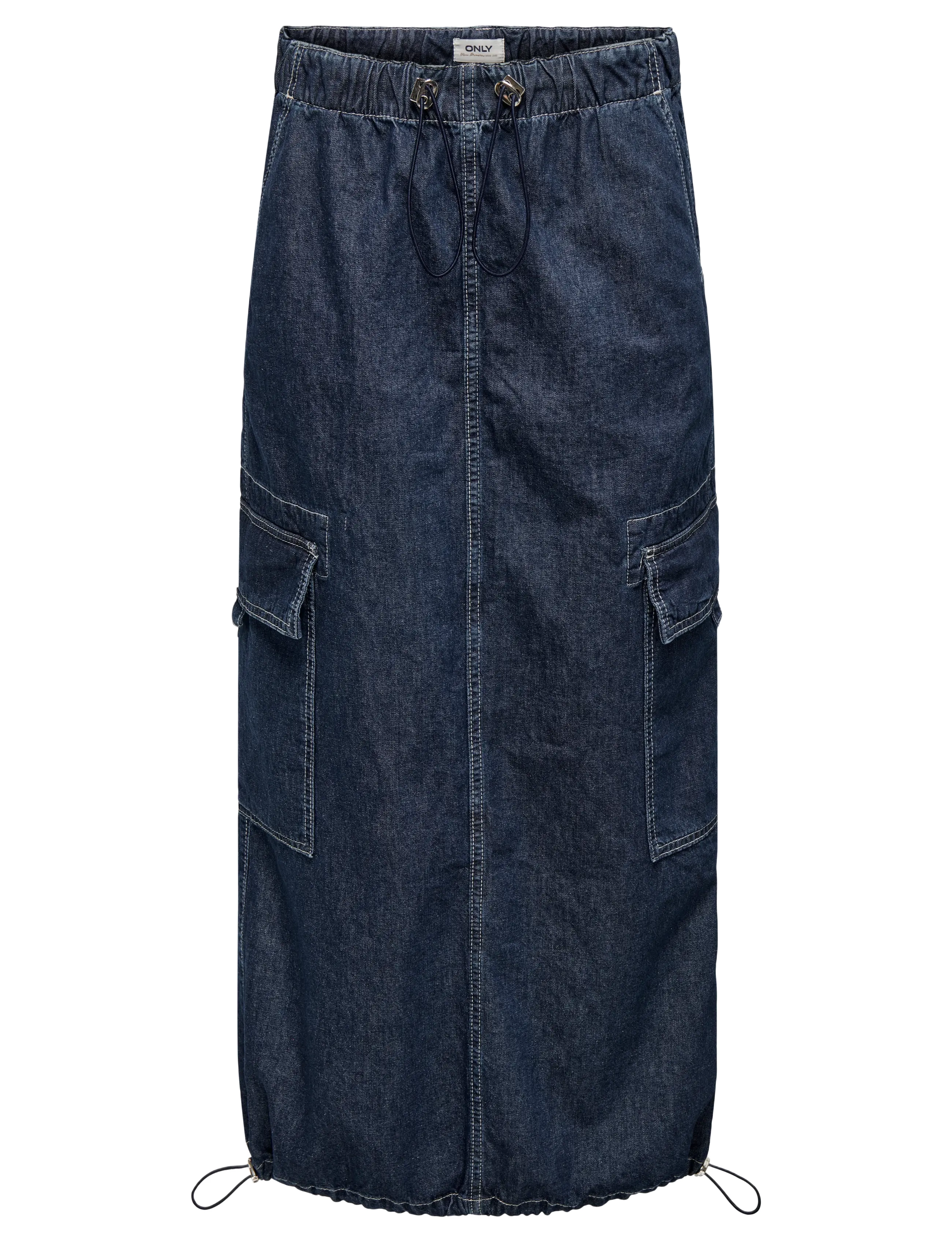 ONLY ONLSKYLAR CARGO SKIRT DNM - Seelikud - DARK BLUE DENIM / navy