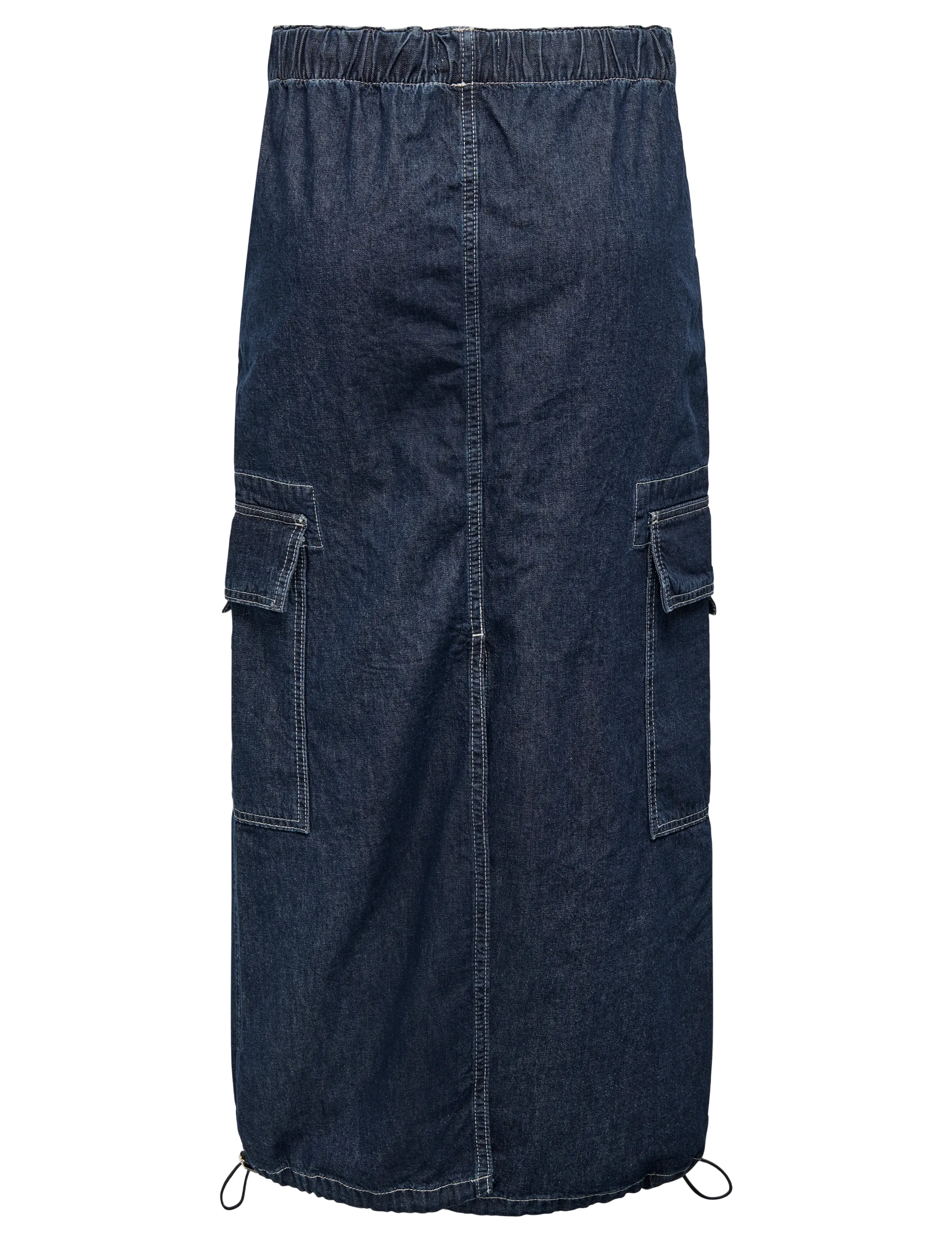 ONLY - ONLSKYLAR CARGO SKIRT DNM - laveste priser - dark blue denim - 2