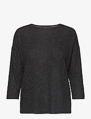 ONLY - ONLQUEEN 3/4 GLITTER TOP JRS - lowest prices - black - 0