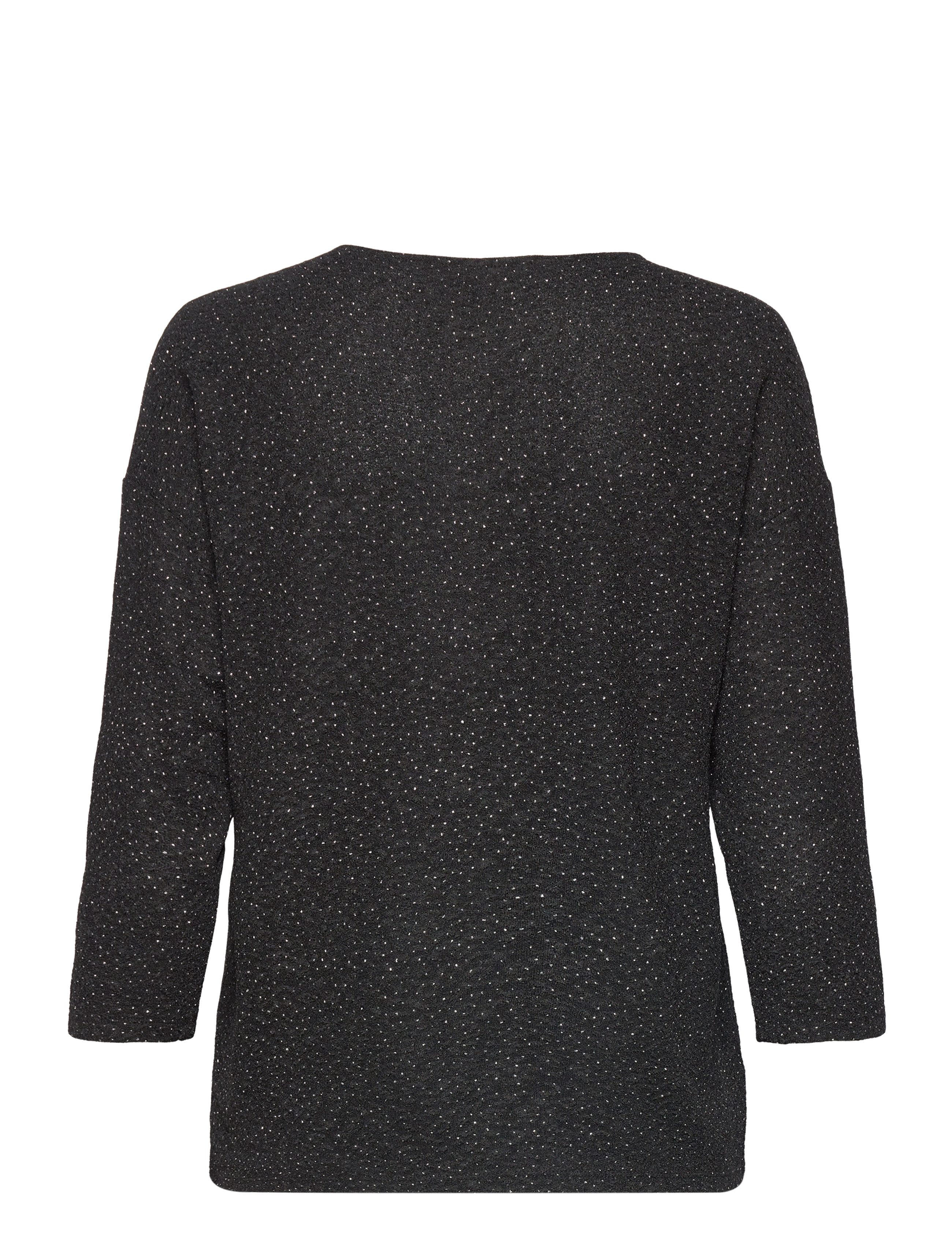 ONLY - ONLQUEEN 3/4 GLITTER TOP JRS - laveste priser - black - 1