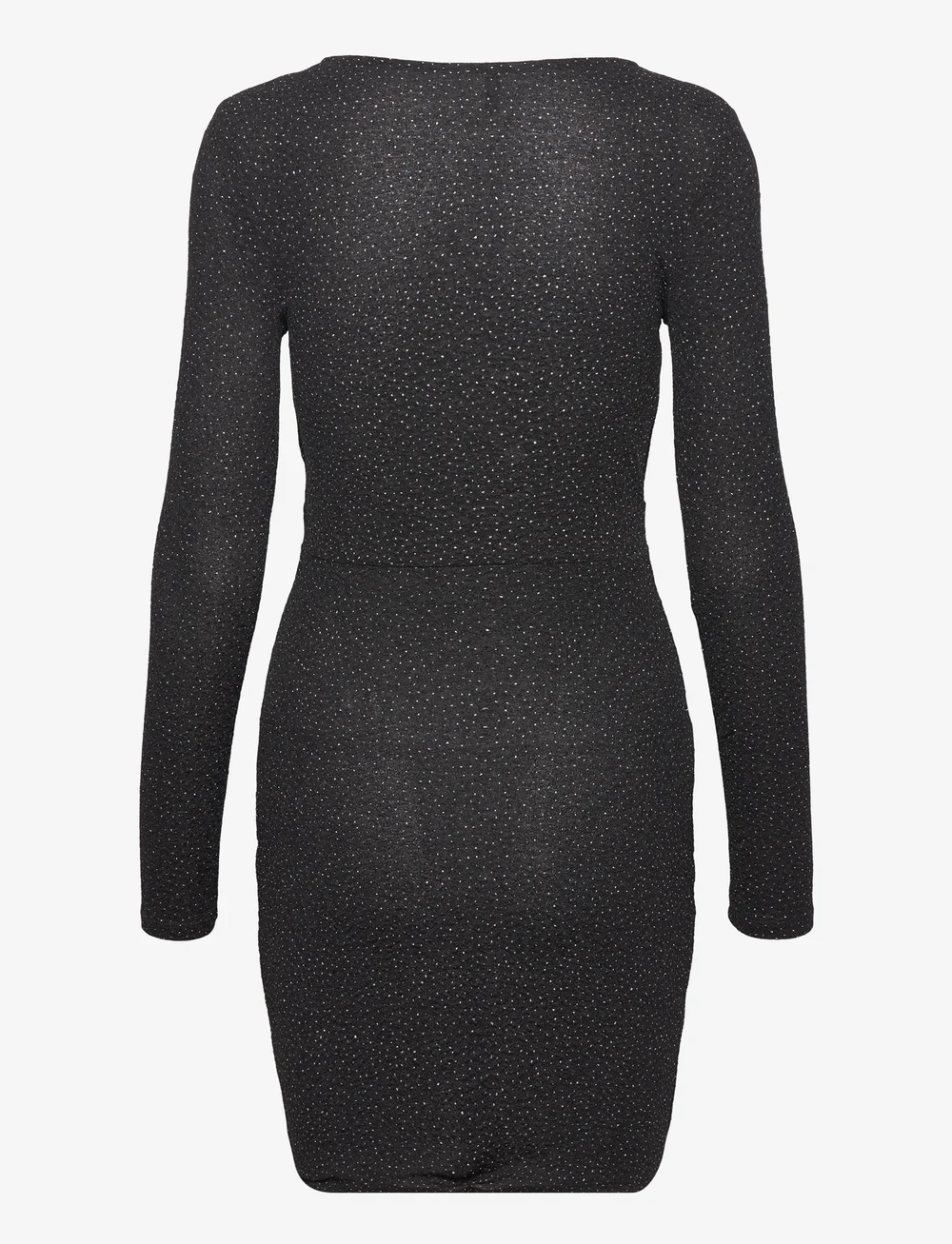 ONLY Onlqueen L s V neck Glitter Dress Jrs Kurze Kleider Boozt